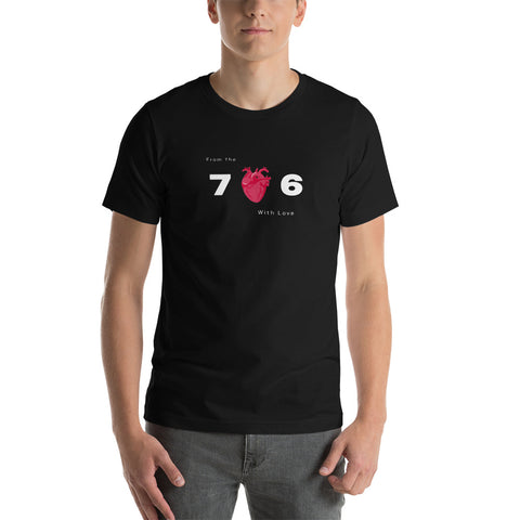 Blk From The 706 With Love Short-Sleeve Unisex T-Shirt