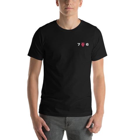 706 Bleeding Heart Short-Sleeve Unisex T-Shirt