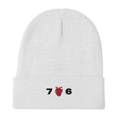Love From The 706 Embroidered Beanie